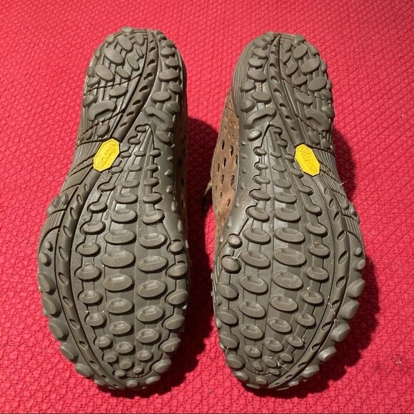 MERRELL Sz 8.5 Intercept Leather Air  Cushion Vibram Outsole Waterproof Sneakers - Picture 9 of 10